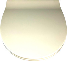 Toalettsits Slim Softclose Vit Carat